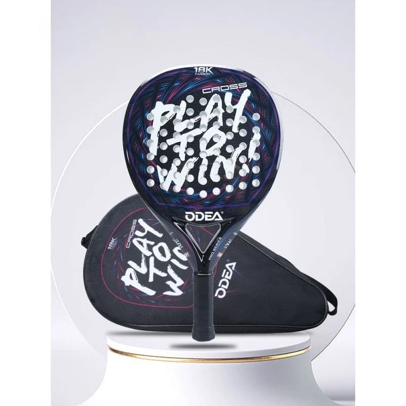 Plate Tennis Racket Full Carbon Fiber Professional Lightweight Padel Cage Beach Racket Badminton