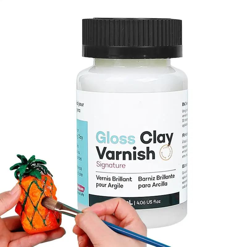 120ML Polished Paint for Dry Air Enamel Polished Clay Paint Long-Term Ceramic Oil Painting Wood Maintenance