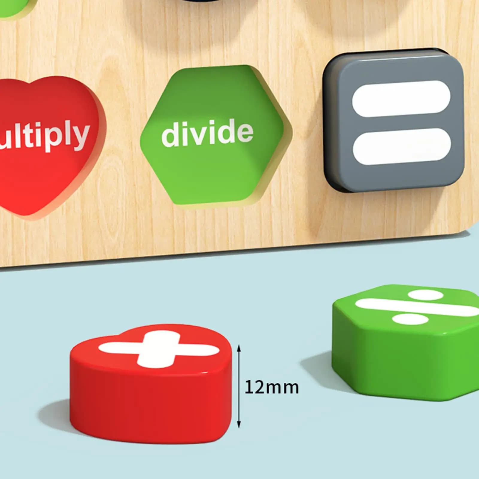 Puzzle in legno con numeri e animali, educativo per bambini da 1 a 5 anni, per l'asilo