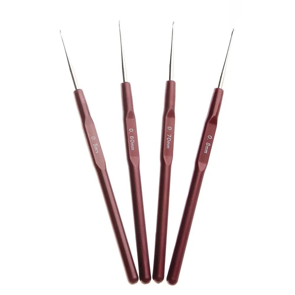 Tessuto Micro Gancio Intrecciare I Capelli per Realizzare Dreadlock Treccia Manutenzione Ganci per Maglieria Trecce Dreadlock Uncinetto Ago