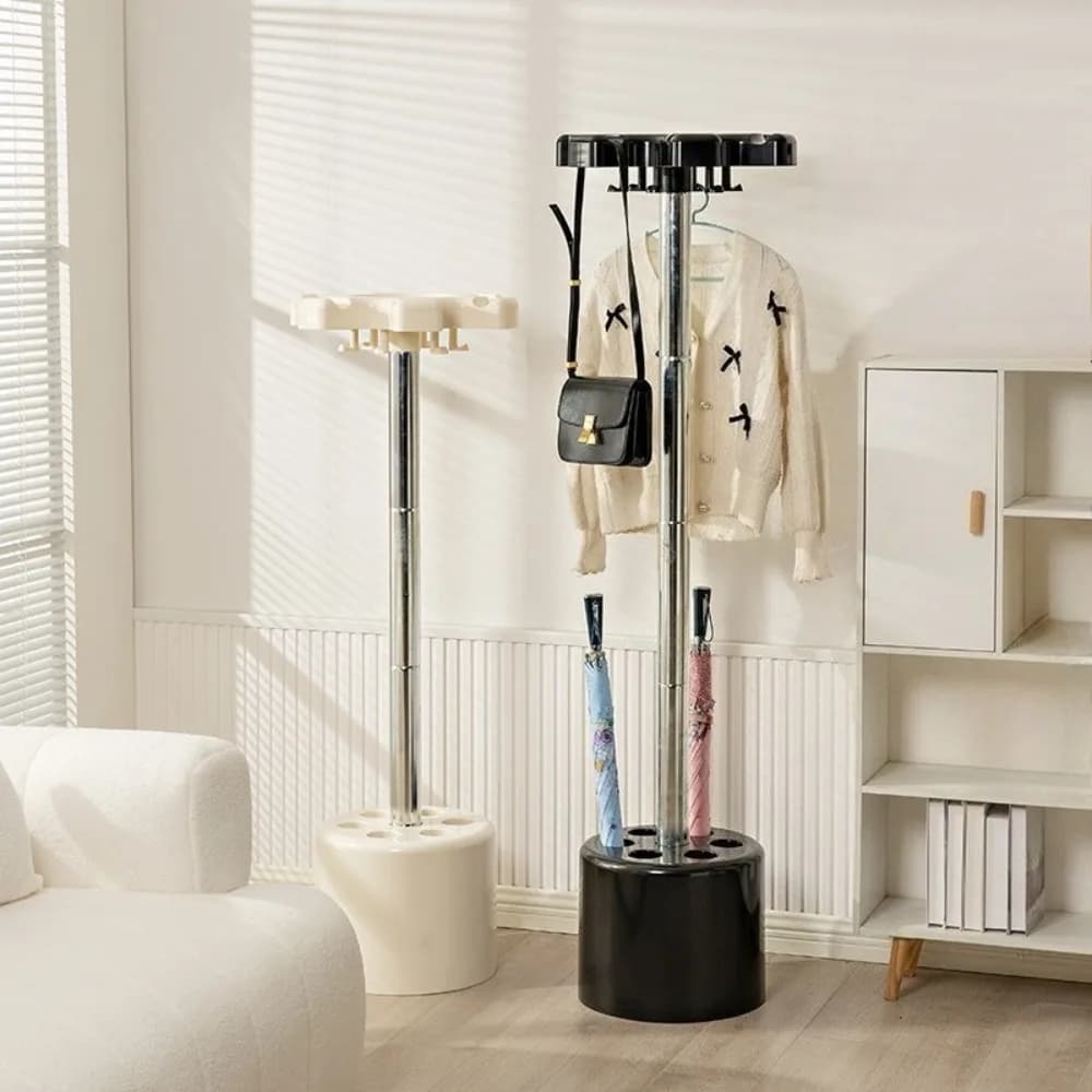 Appendiabiti da pavimento nordico, altezza regolabile, ingresso soggiorno, appendiabiti, portaoggetti, mobili per la casa durevoli
