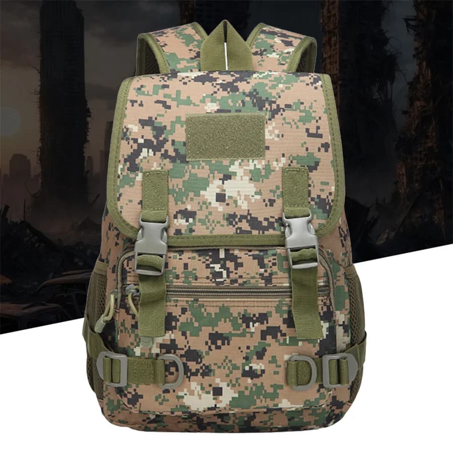School military training backpack, outdoor camping training backpack for military enthusiasts, camouflage backpack for CS real equipment