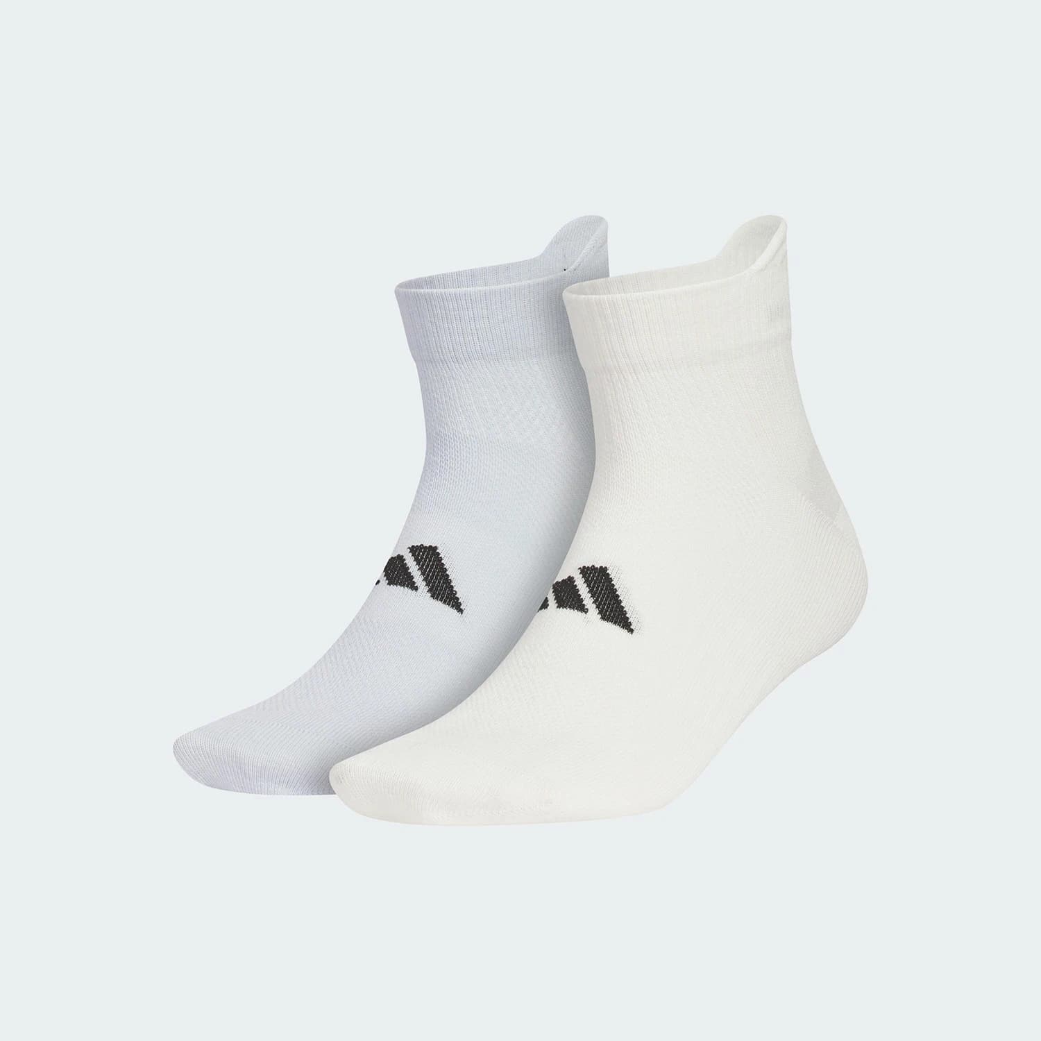 Adidas Authentic Spring Men's Women's Sports Mid-Calf Socks Two-Pair Set KC0191