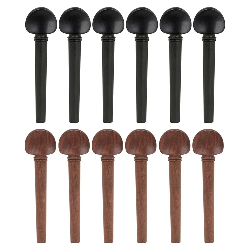 12 Pz/set Oud String Pioli In Mogano Udder String Alberi Ebano Oud Lute Albero di Tuning Parti di Ricambio Parti di Strumenti Musicali