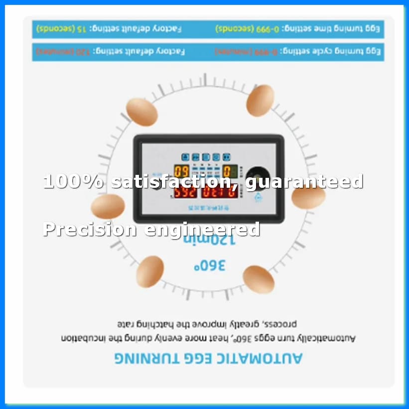 Smart Thermostat Digital ZFX-W9002 Thermostat Temperature Humidity Control Incubator 360 Automatic Egg Turning 12V-A69M