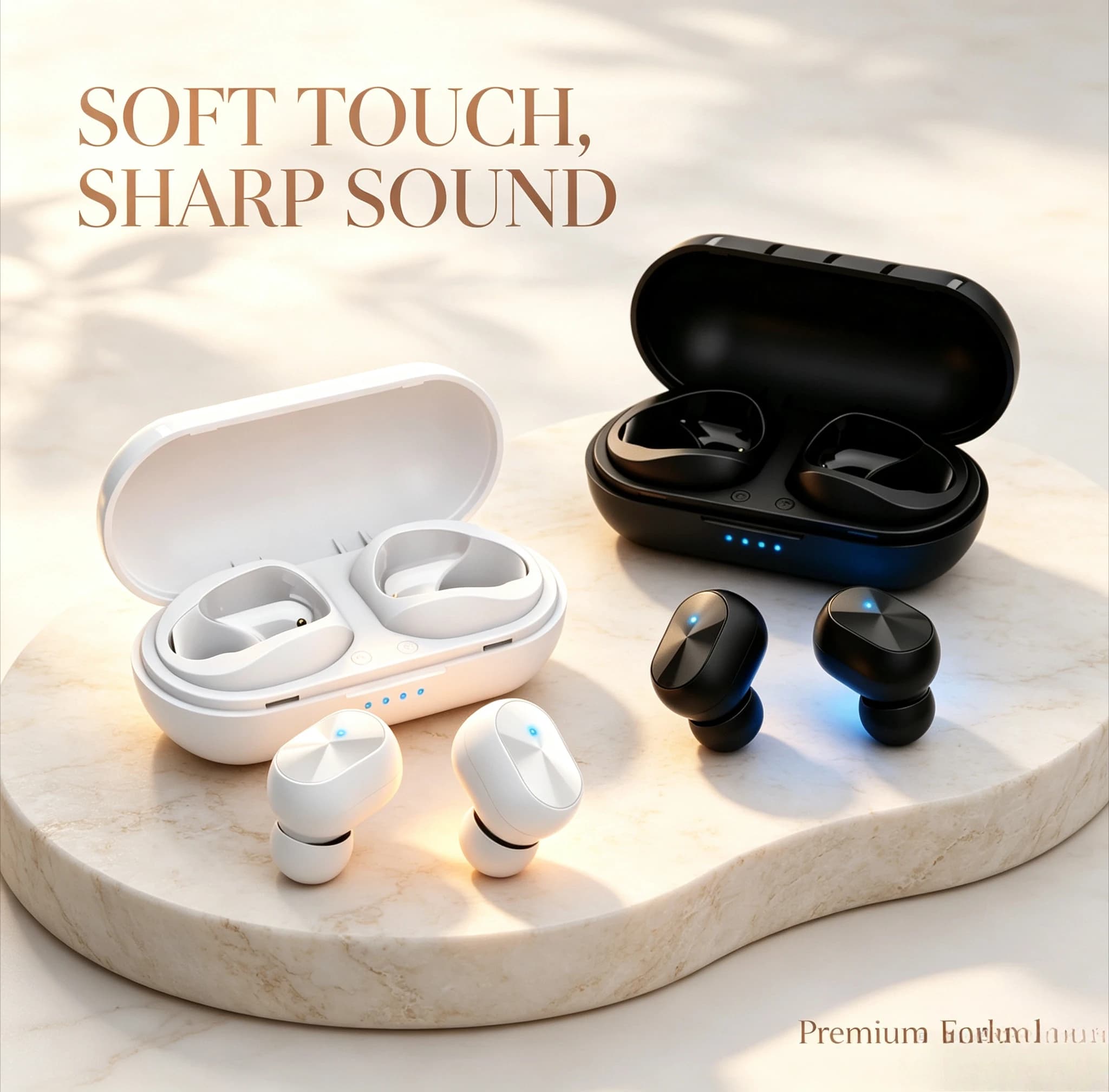 Wireless Headphones Bluetooth Headset Sport Earphone True Stereo Sport Game TWS Earbuds Bluetooth Headset With Mic
