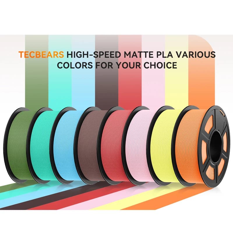 JAYO petg pla petg matte high speed pla plus 10 rolls of filament 1,75 mm without bubbles smooth plus optional colors for 3D printing