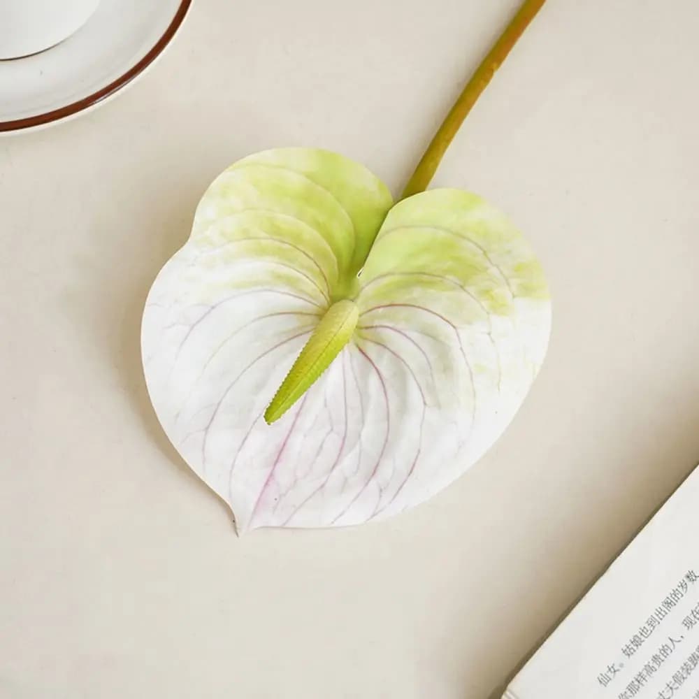 Restaurant Wedding DIY Elegant Bridal Fake Plants Anthurium Fake Flowers Artificial Calla Lilies