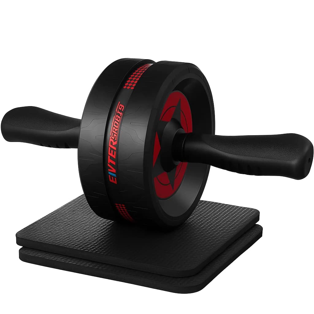 Ab Roller Wheel for Abdominal Training - Abdominal Exercise Equipment with 2 knee pads for Home Gym, Core Strength Training, Fitness eq