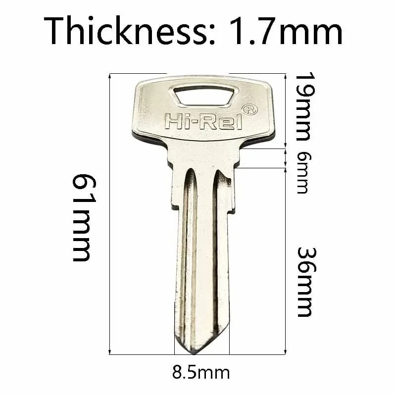 5-100 pezzi per AVE-2 Iron House Home Key fabbro vuoto embrione vuoto per serrature intelligenti con serratura della porta