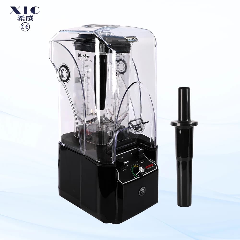 High Speed Portable 2.2L Capacity Food Mixer Blender Smoothie Fruit Juicer Ice Breaker Low Noise With Silent Cover
