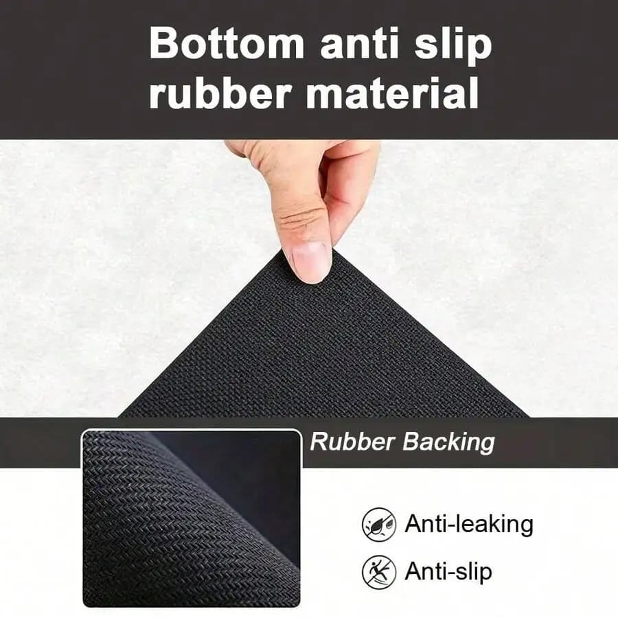 Non-Slip Rubber Backed Doormat For Indoor Outdoor Use