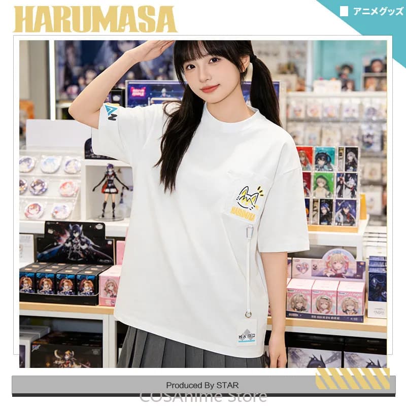 Summer Tee Zenless Zone Zero Asaba Harumasa Hoshimi Miyabi Ellen Joe Game Casual Short Sleeve T-shirt Tops Student Anime Unisex