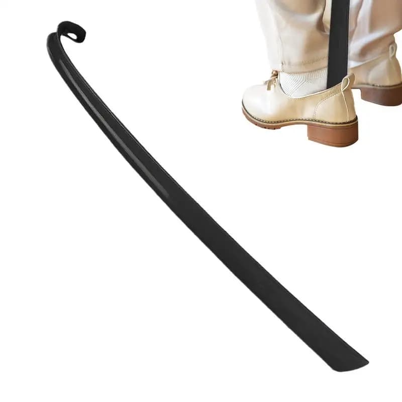 Calzascarpe lungo da 16,7 pollici Calzascarpe flessibile extra lungo Calzascarpe lungo con impugnatura comoda Aiutante per scarpe pigre per uomini anziani