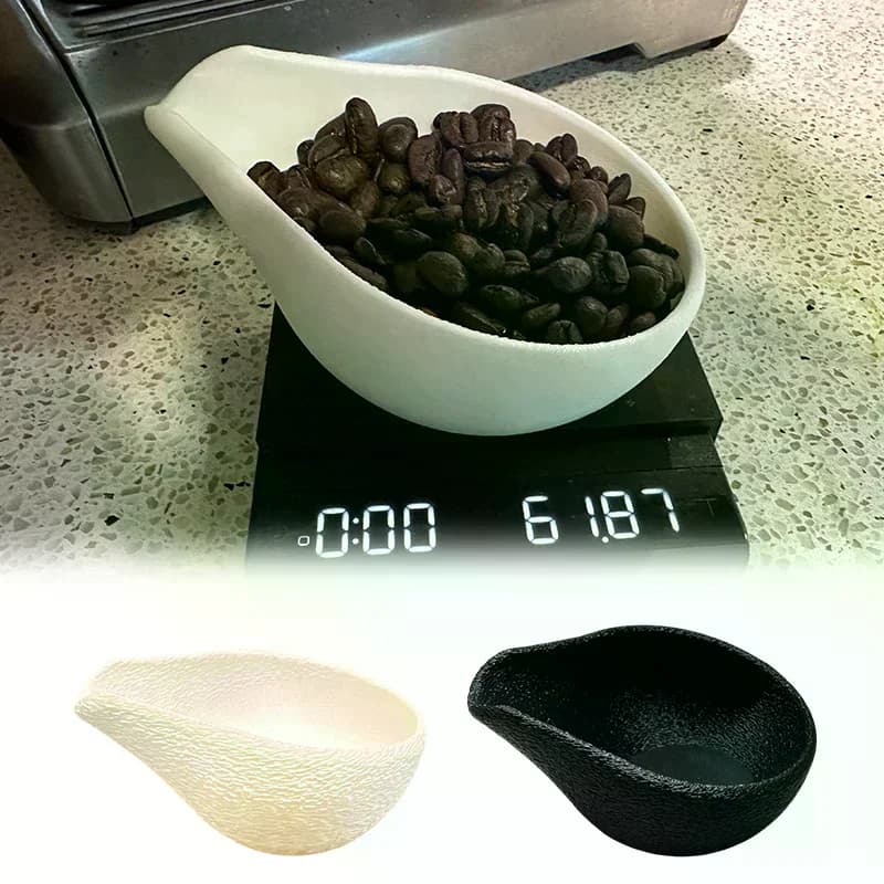 Coffee Bean Dosing Cup & Tea Storage Tray, Single Dose Measuring Container For Coffee Beans & Loose Leaf Tea Dosing Vessel