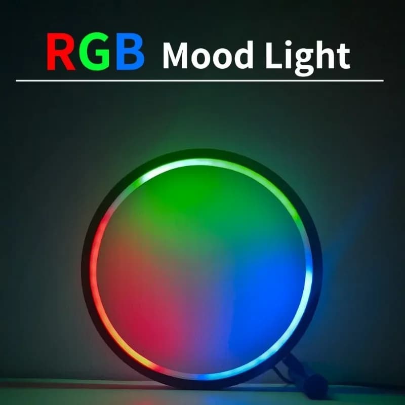 Creative LED Intelligent Bluetooth Desk Lamp camera da letto studio comodino sensazione di fascia alta RGB illuminazione colorata per atmosfera Desktop