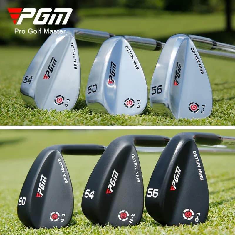 PGM Golf Wedge Right Handed Club Steel Shaft CNC Milled Face Spin Control Wedge 50° 52° 54° 56° 58° 60° 62° 64°