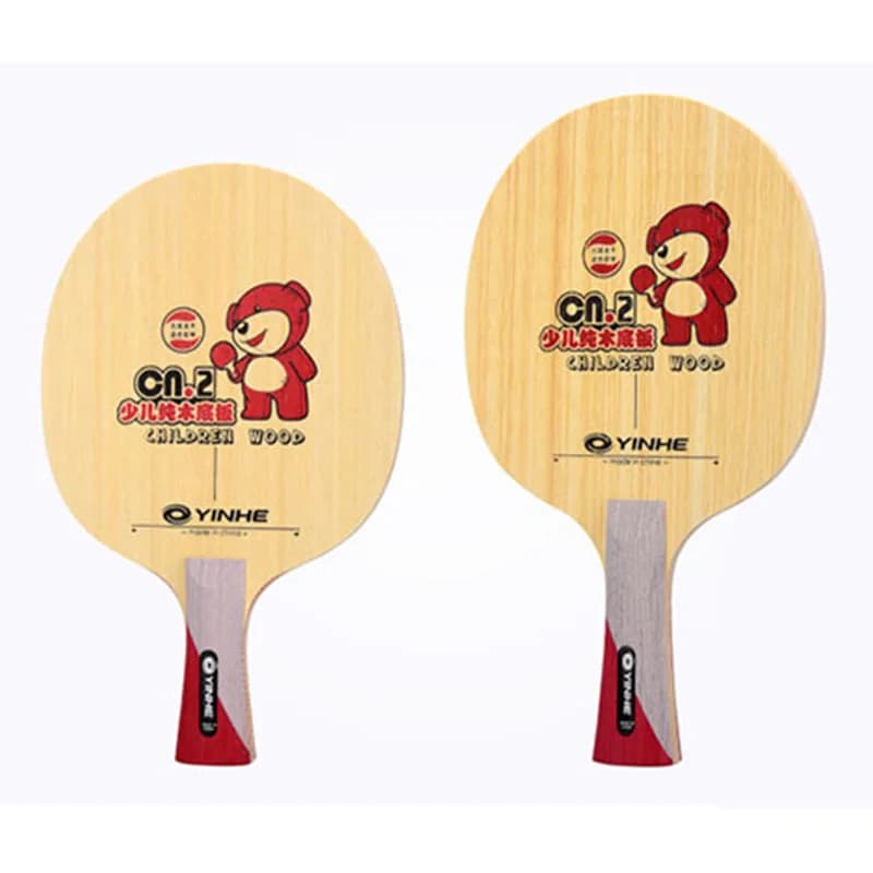 Yinhe-racchette da ping pong a tutto tondo per bambini, legno puro, CN 2, CN2, CN-2
