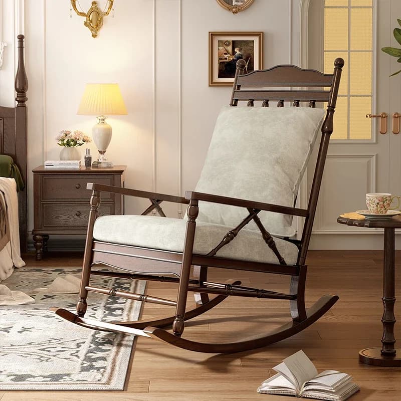Sedie da soggiorno mobili di lusso Salotto a dondolo Camera da letto da gioco Sedie relax Lettura Designer Fauteuil Salon Mobili da balcone