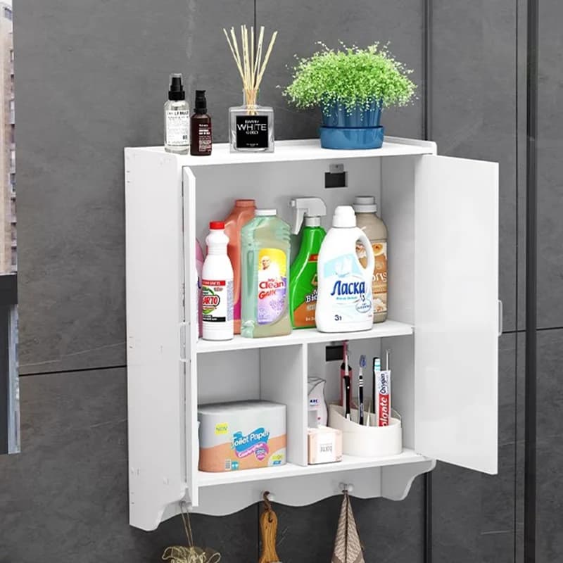 Portaoggetti per profumi, armadietto per WC, ripiani a muro, armadietto per medicinali, disinfettante, mobili per camera Gabinete di lusso