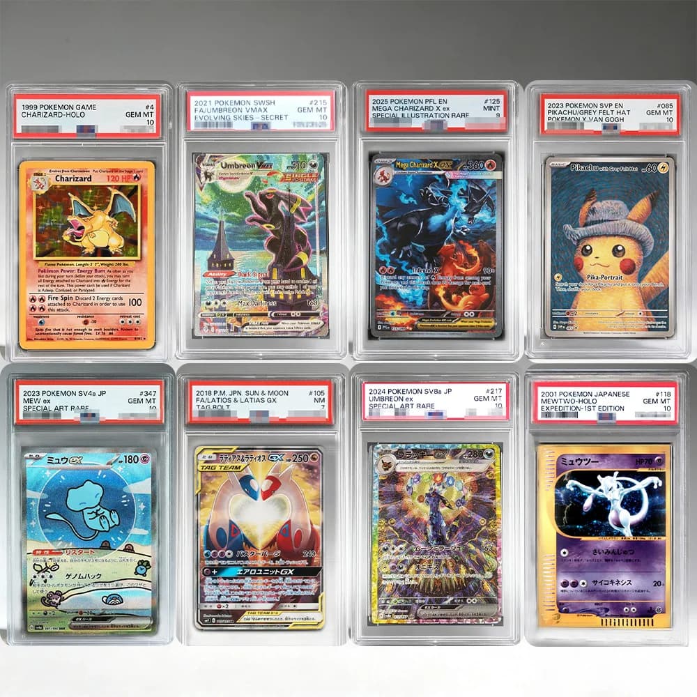 Carte da Collezione PTCG Fai-da-Te CHARIZARD UMBREON MEW LATIOS&LATIAS MEWTWO, Carte Replica di Alta Qualità, Giocattolo Anime da Regalo