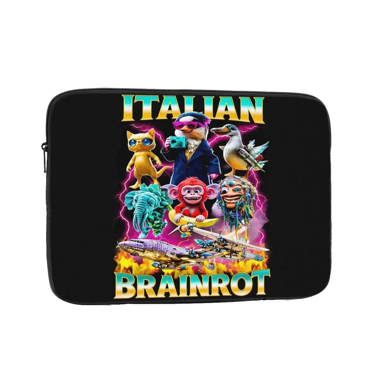 Custodia per laptop dal design accattivante Brainrot italiano 12" 13" 15" 17" Custodia per notebook Custodia antiurto