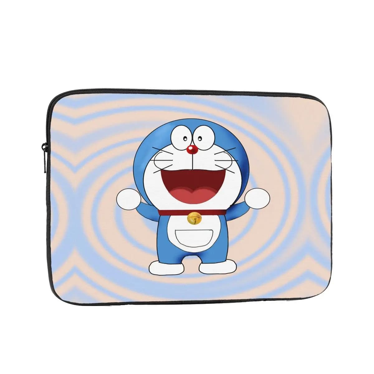 Custodia Antiurto per Laptop 10 12 13 15 17 Pollici, Borsa Protettiva per Notebook con Simpatico Design Doraemon, Cover Anime Cartoon