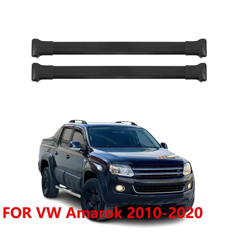 Barre trasversali per portapacchi per VW Amarok 2010-2020, portapacchi nero da 2 pezzi
