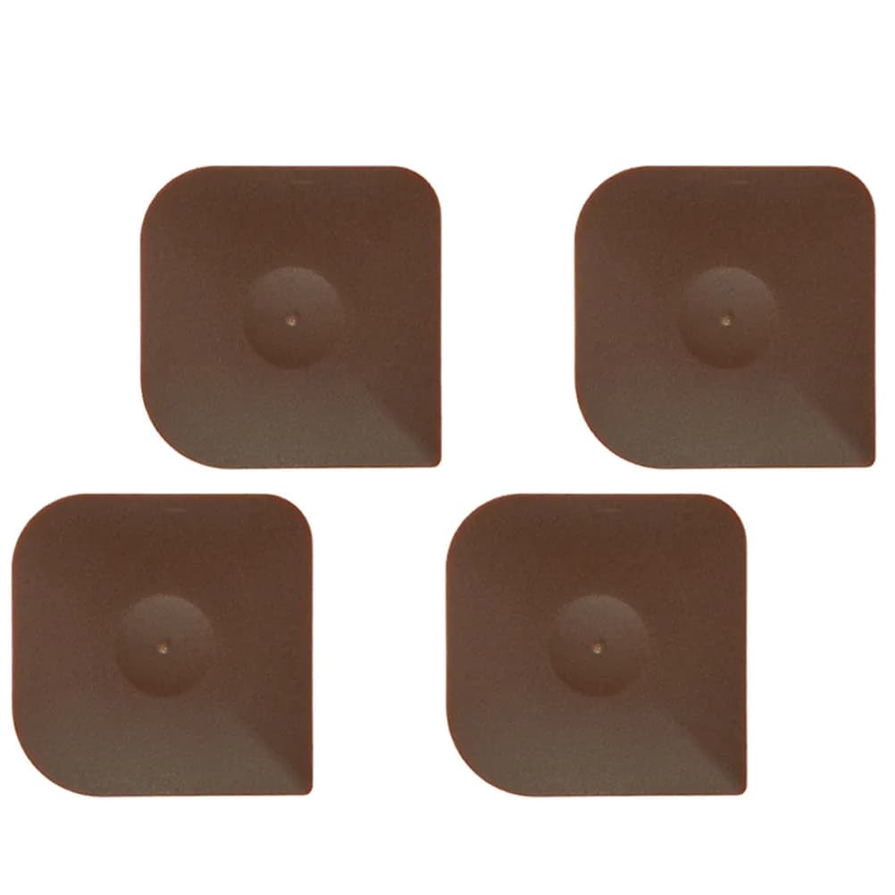 Set of 4 Ergonomic Cake Racks in Premium PC with Flexible Edge and Curve for Padelle and Bowls