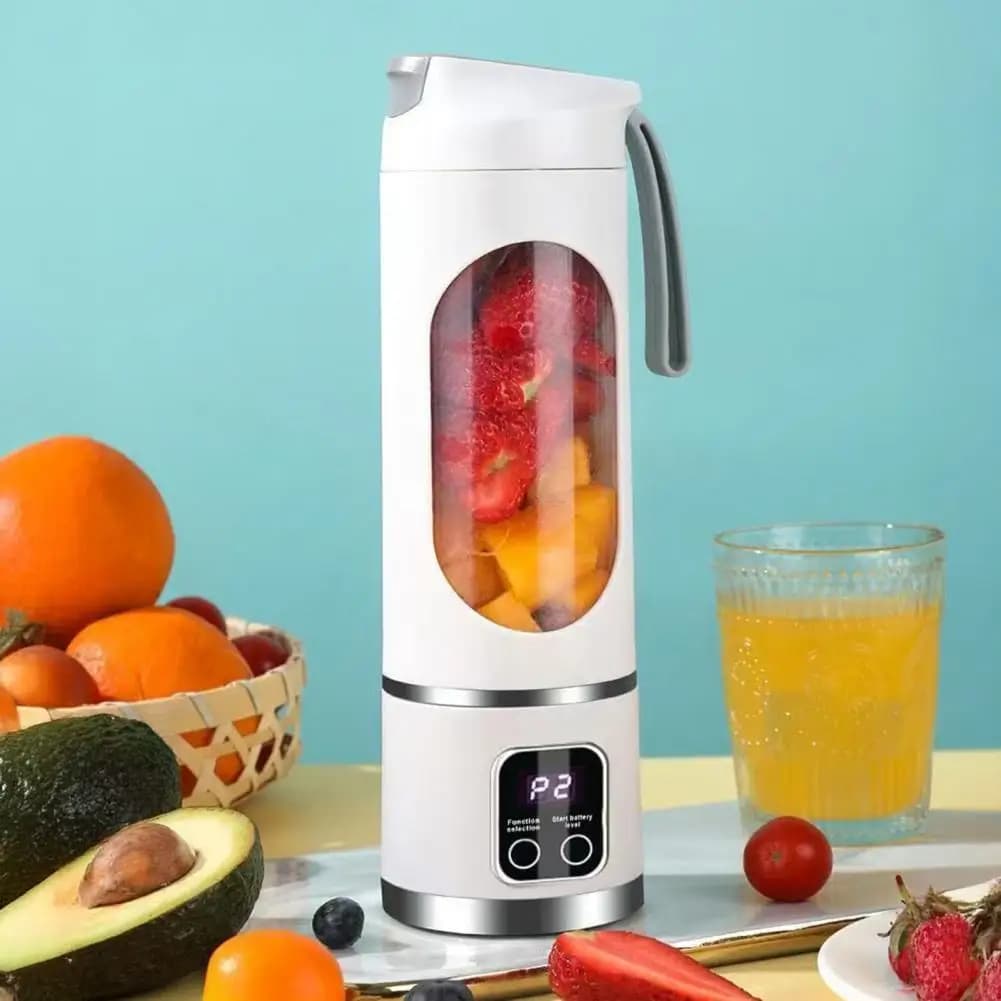 450ML Portable Frullator, USB Electric Juice Extractor, Portable Spremiagrumi for Oranges and Lemons, Kitchen Blender