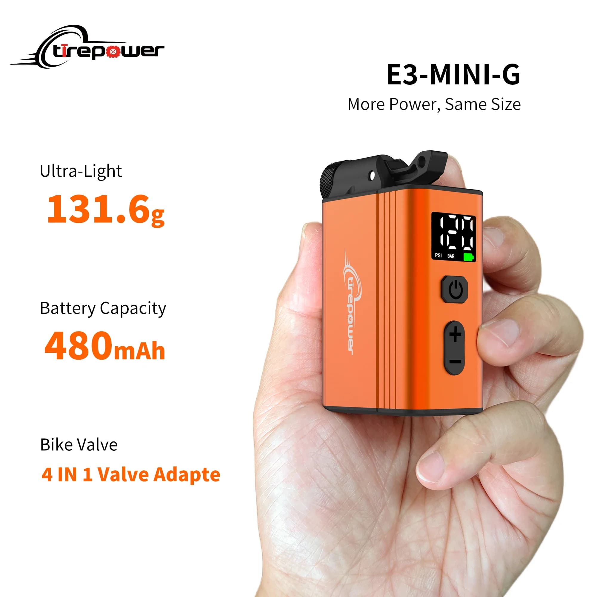 Mini Electric Bike Portable Air Compressor Tire Gauge Wireless Air Pump Schrader Presta Clik & Dunlop Valve Bicycle Accessories