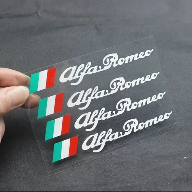 4pcs Car Styling Door Handle Sticker for Alfa Romeo Logo Mito 147 156 159 166 GT Giulietta Spider Auto Emblem Badge Accessories