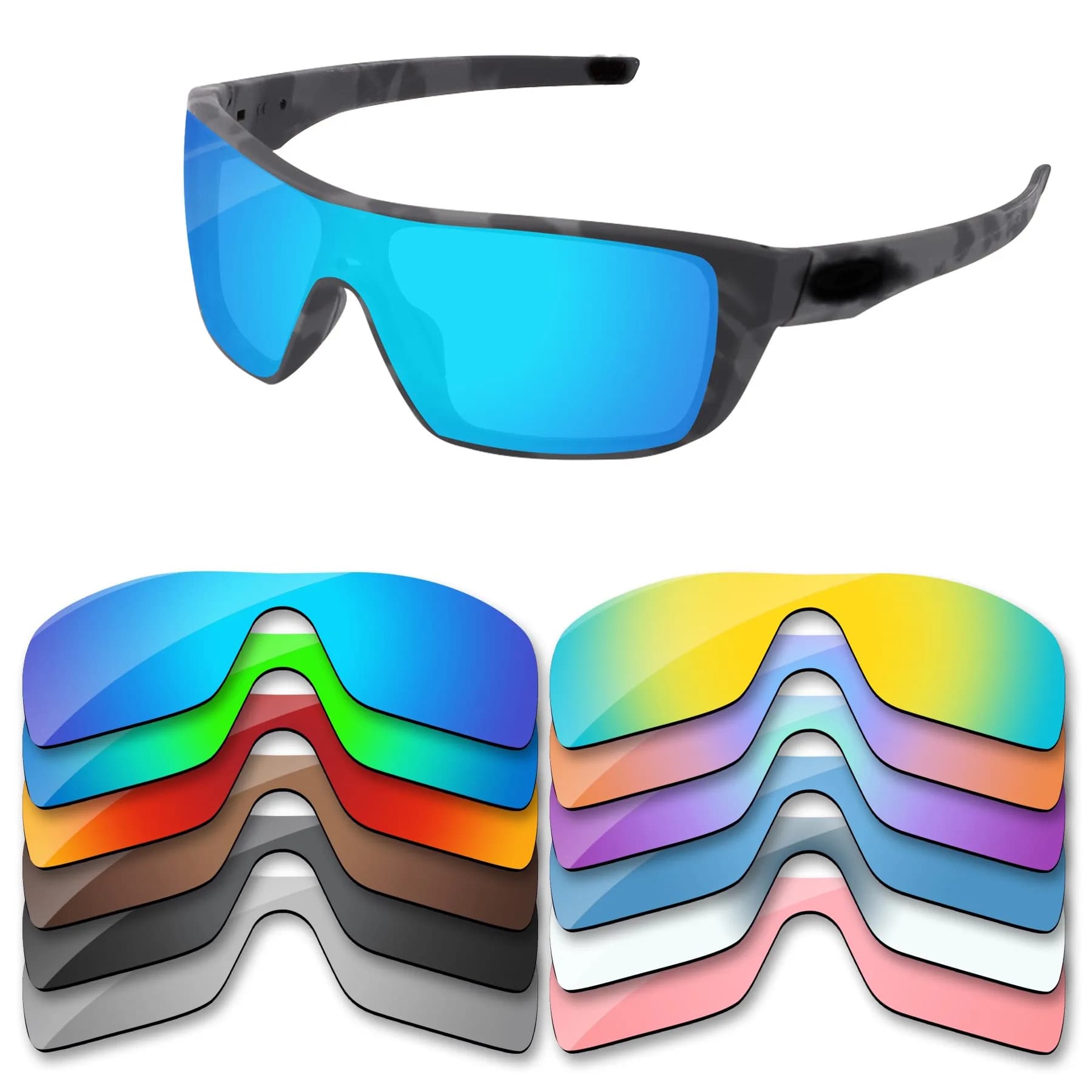 Lenti di ricambio Bsymbo per occhiali da sole Oakley Straightback OO9411 polarizzati - Opzioni multiple
