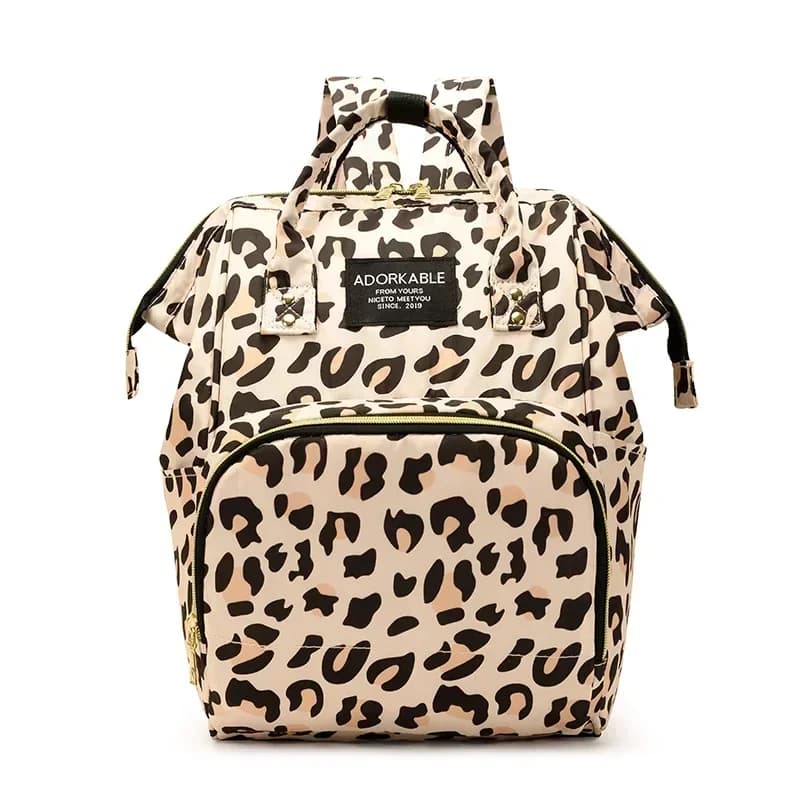 25*38 CM Borsa per pannolini per bambini Borsa con stampa di cartoni animati Borsa per pannolini riutilizzabile impermeabile Passeggino da viaggio all'aperto Borsa per il trasporto