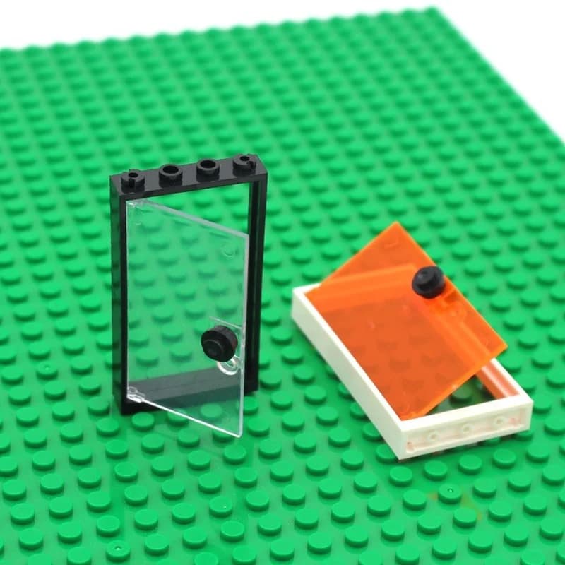 MOC Bricks Paesaggio Architettura Porte e finestre Blocco di intelligenza fai-da-te compatibile con tutte le marche assembla particelle