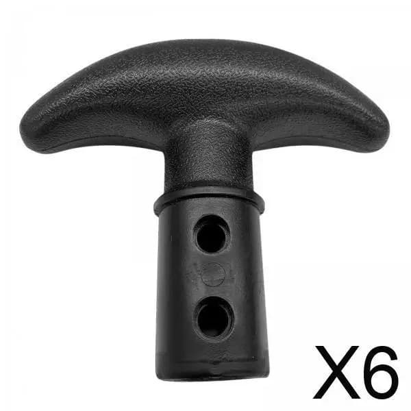 Accessorio marino per impugnatura di ricambio in PVC con impugnatura a T per pagaia per canoa per kayak per paddleboard per gommone