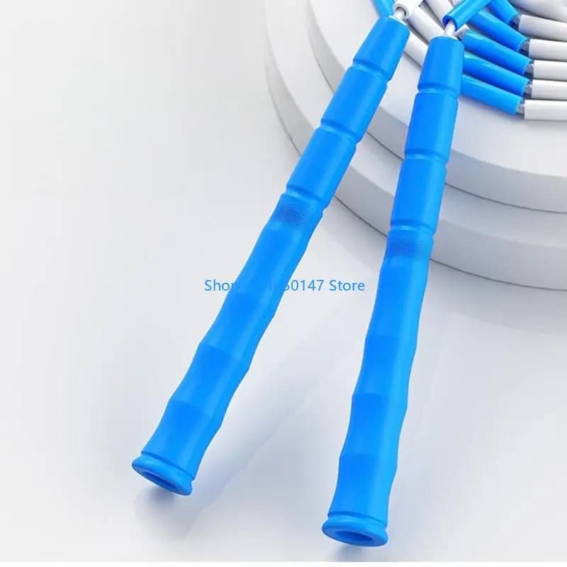Kids Training Jump Rope with decorative pearls and rope for ergonomic handle