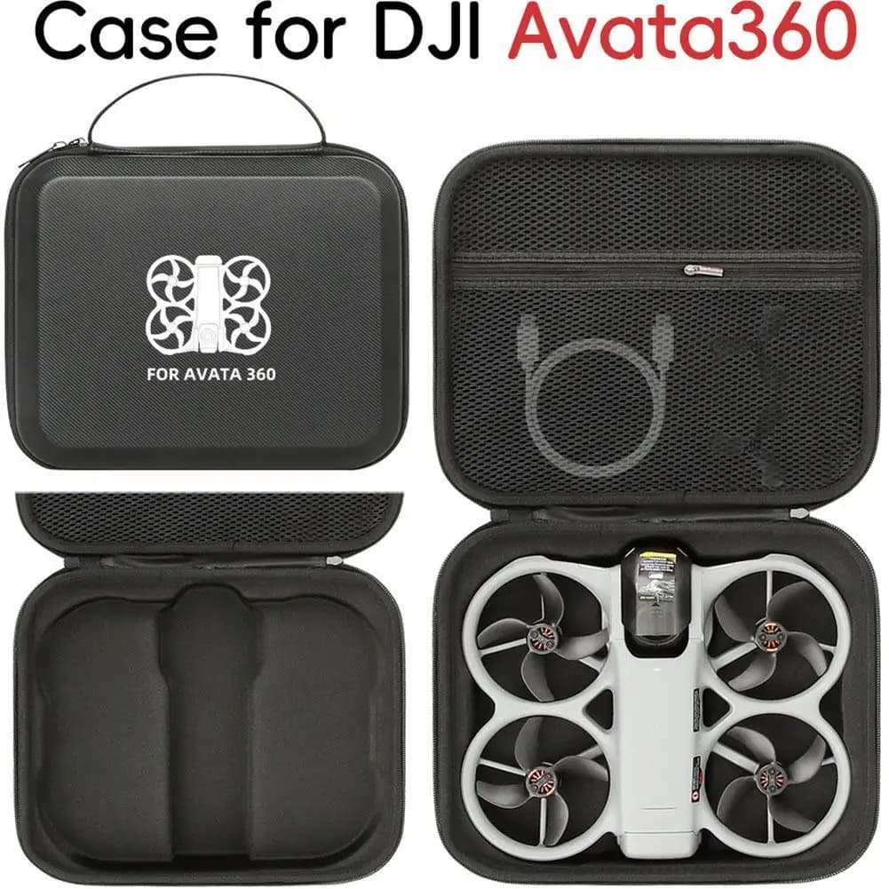 Storage bag 360 PU for DJI Avata, Portable Case Integrated for Single Drone, Waterproof and Anti-shock, Handbag for the Body of Drone