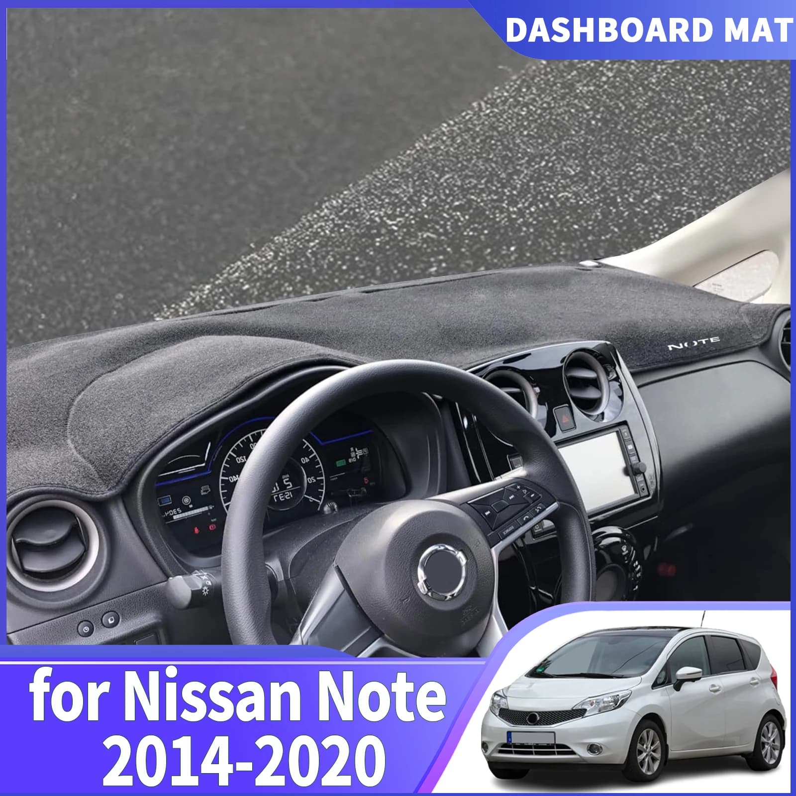 Misura per Nissan Note E12 2014 2015 2016 2017-2020 Auto Dash Zerbino DashMat Parasole Cruscotto Copertura Pad Tappeto Protettivo Accessori