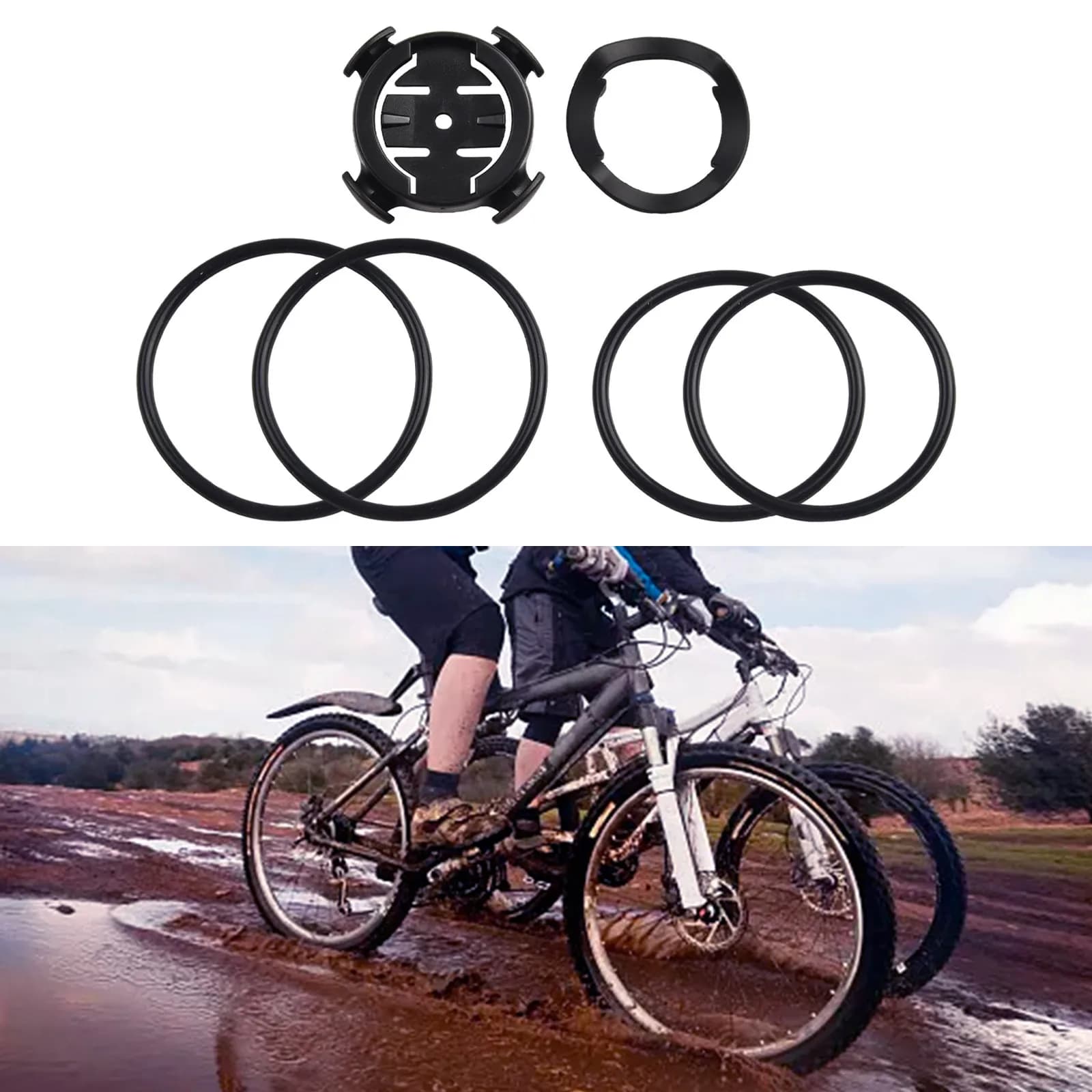 1pc bicycle board for bicycle support for computer quarter lap for handlebar Garmin or rubber bands for handlebar bicycle computer support