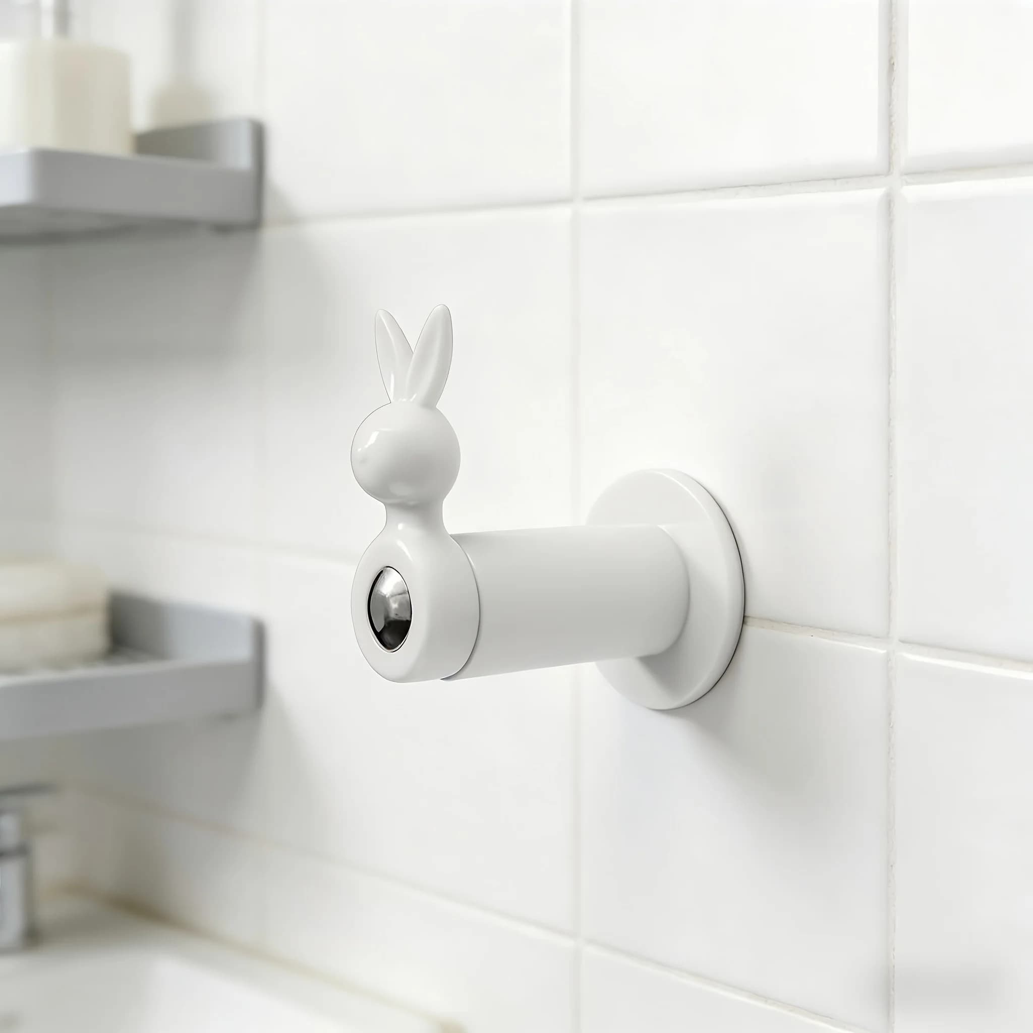 Supporto per coperchio WC con gancio anti-caduta, dispositivo di fissaggio per anello WC, stabile, non si abbana, morsetto blu per la pulizia domestica