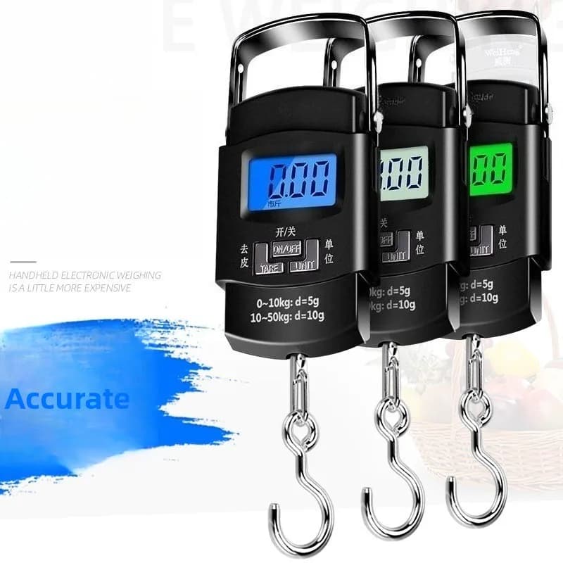 High precision portable electronic scale portable luggage spring weighing fish device