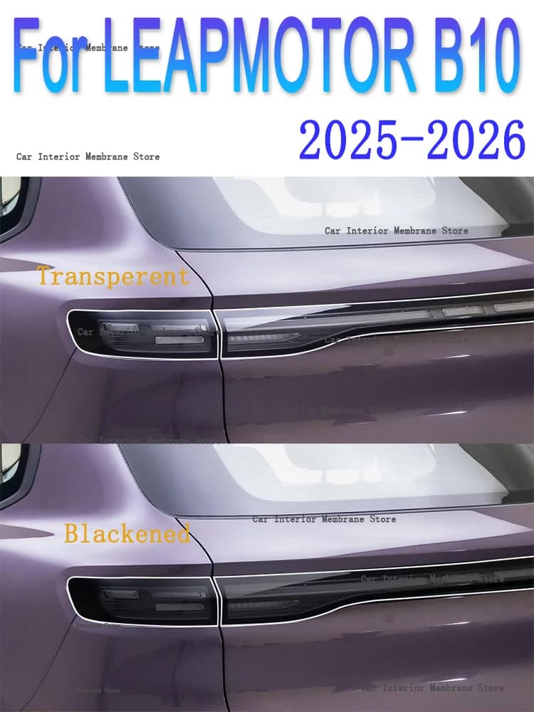 Protective Pellicle TPU Anti-scratch for External Headlights LEAPMOTOR B10 (2025-2026)