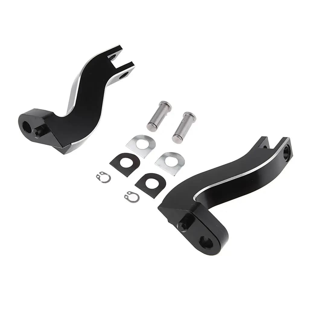 Passenger Foot Peg Bracket Rear Rest Metal Foot Peg Bracket Kit for 1993 UP Touring Road Glide Replacement