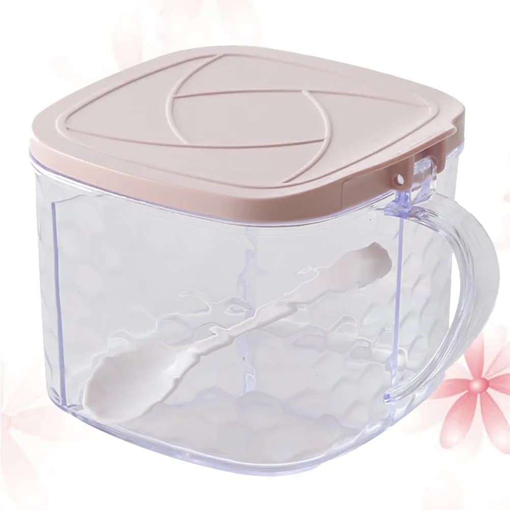 Set di Contenitori per Spezie a 4 Scomparti, Organizzatore da Cucina Premium per Sale, Pepe, Spezie, Condimenti, Olio, Aceto, Multifunzionale