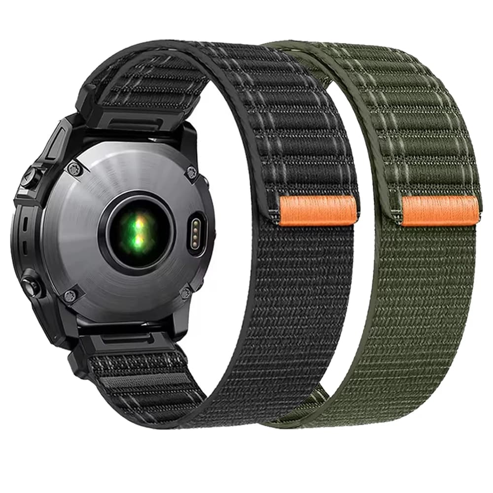QuickFit 22mm 26mm Woven Nylon Strap for Garmin Fenix E 8pro 7 7X 6 6X 5 5X/Enduro 3 2/Epix Pro Instinct 3 2X 970 Bracelet Strap