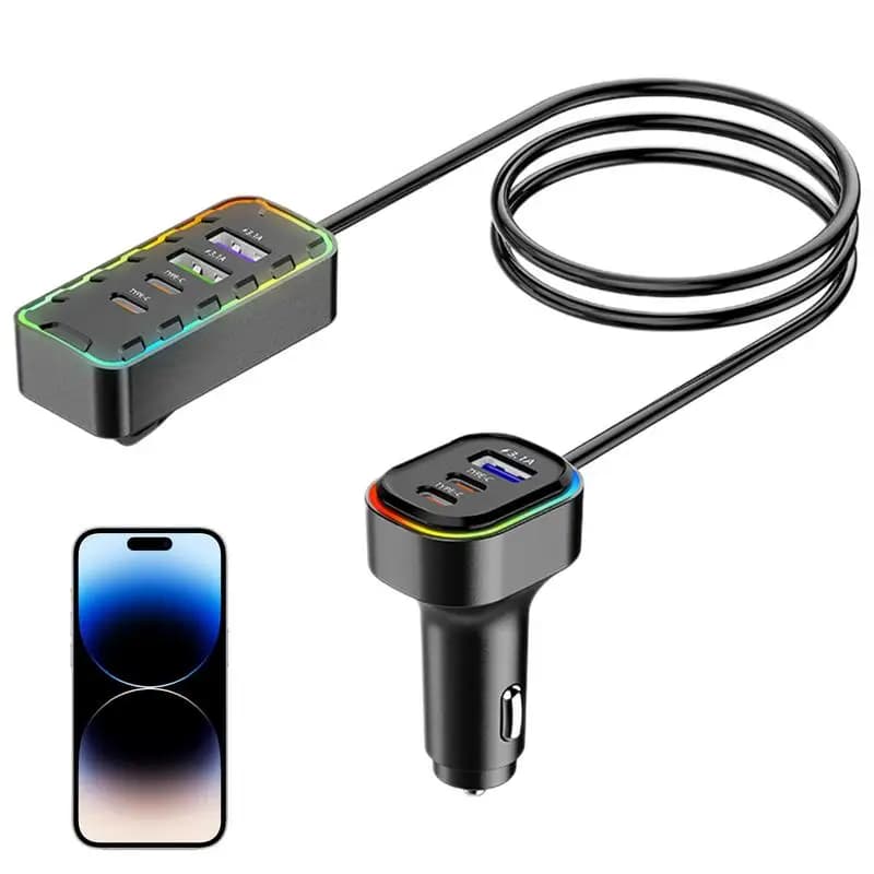 USB charger for phones Plug And Play charger for phone USB charger for phone multipurpose heat resistant elegant automatic adapter with LED light