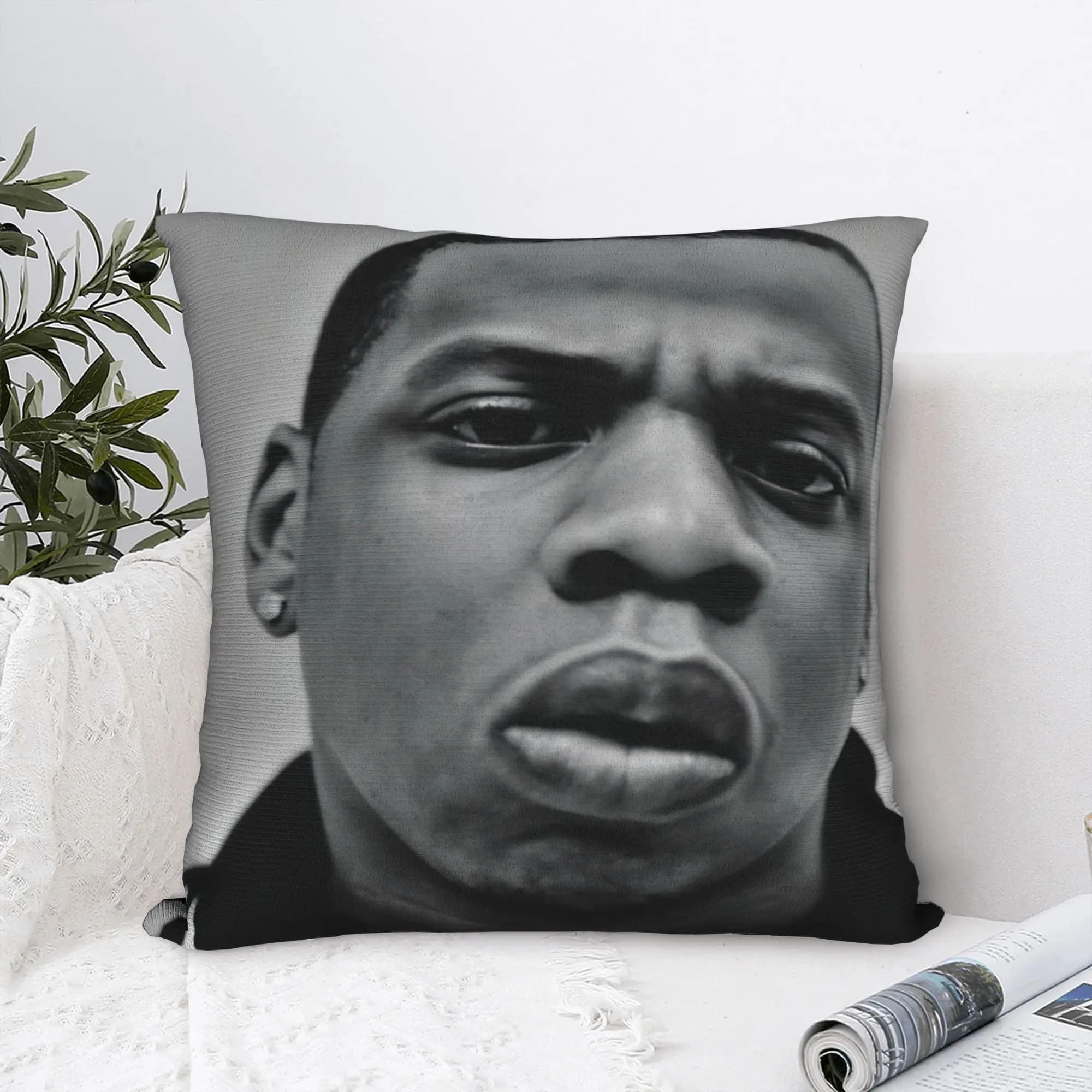 Federe per cuscini Rapper J-Jays Z, federa per cuscino alla moda per divano, decorazione per la casa, design per cuscini