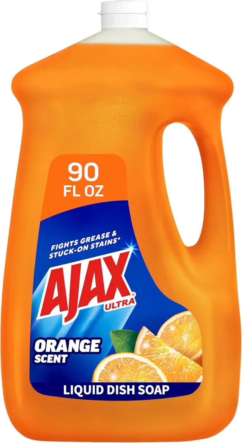 Ultra Concentrated Liquid Detergent for Plates with Orange Perfume, Triple Formula Action, 90 fl oz bottle for efficient cleaning