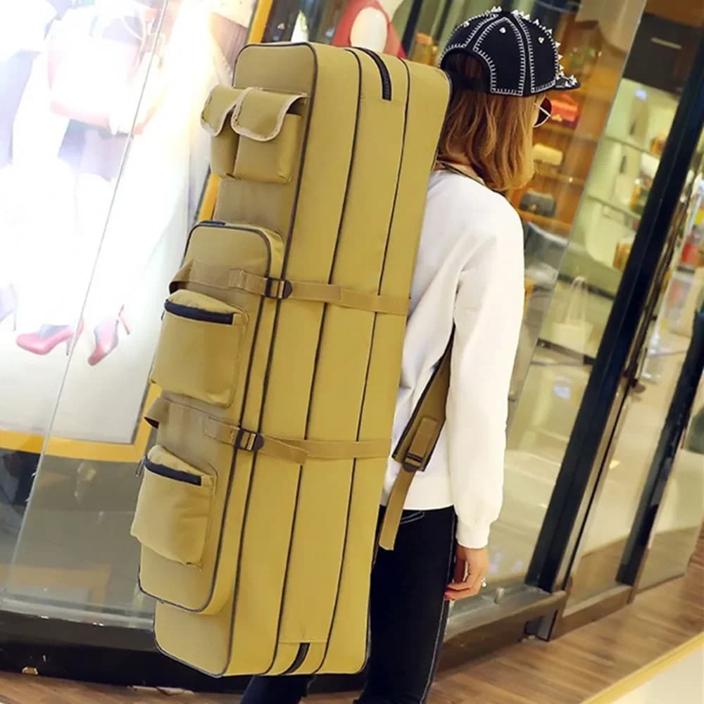 3 Ways Travel Bags for Fishing and Climbing Equipment, 0.8M 1M 1.2M, Waterproof, For Sea Cane, Gear Backpack, Shoulder Bag, Hand Bag